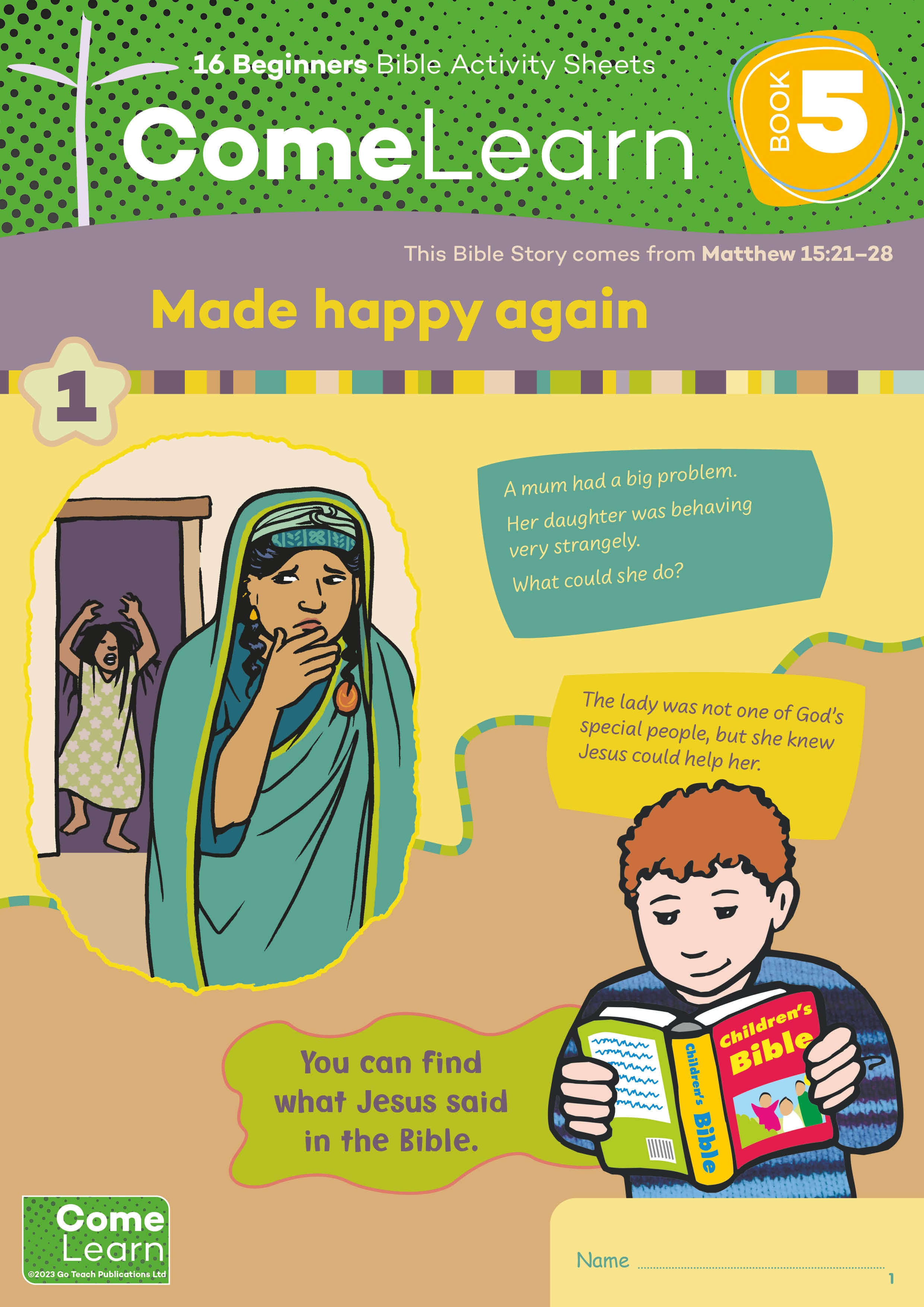Book 5 - Beginners - Activity Sheets – Go Teach Publications