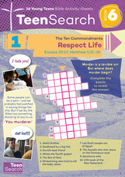 Book 6 - Young Teens - Activity Sheets