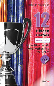 Book cover of '12 Hidden Heroes' with a trophy and colorful background