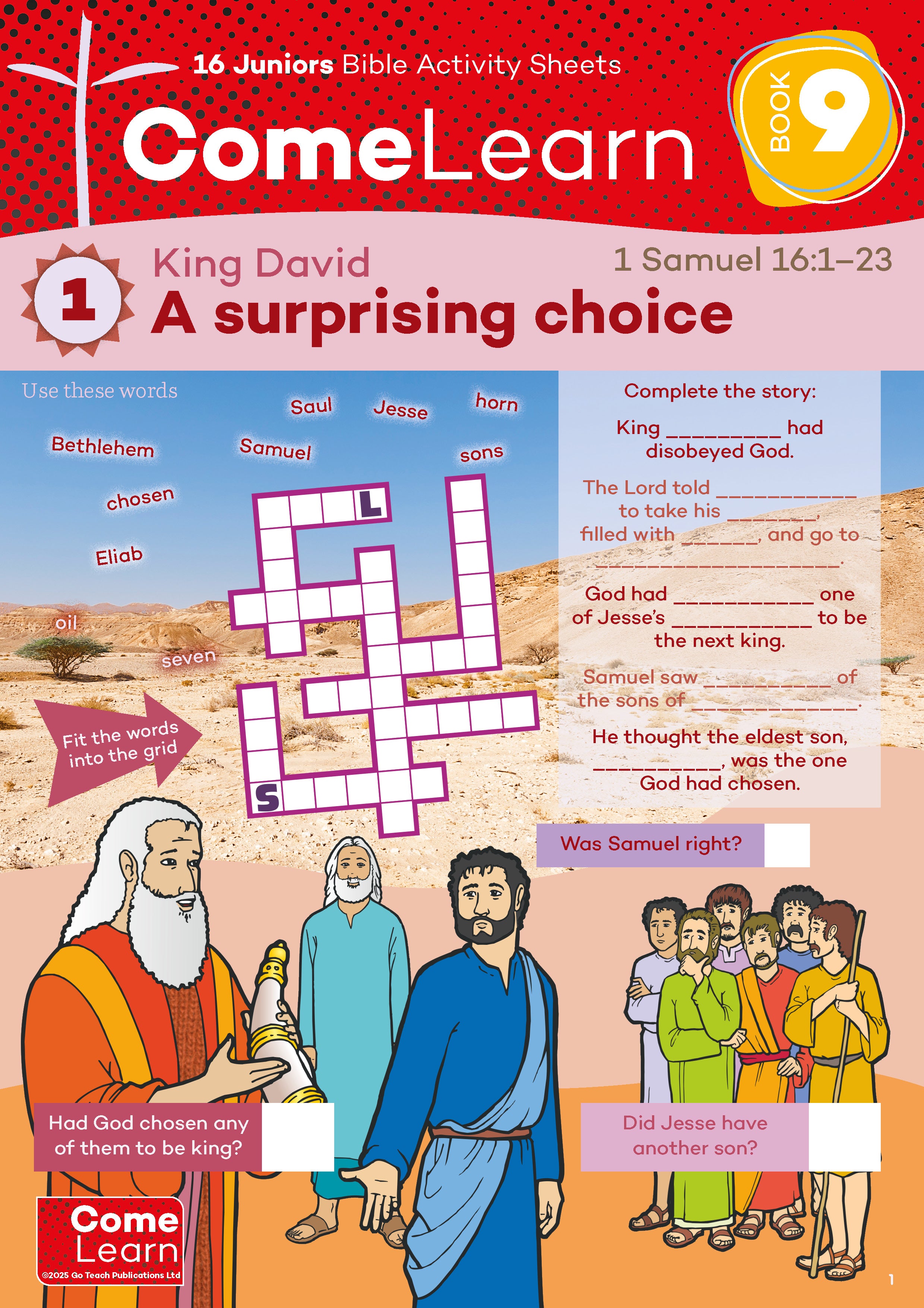 Book 9 - Juniors - Activity Sheets