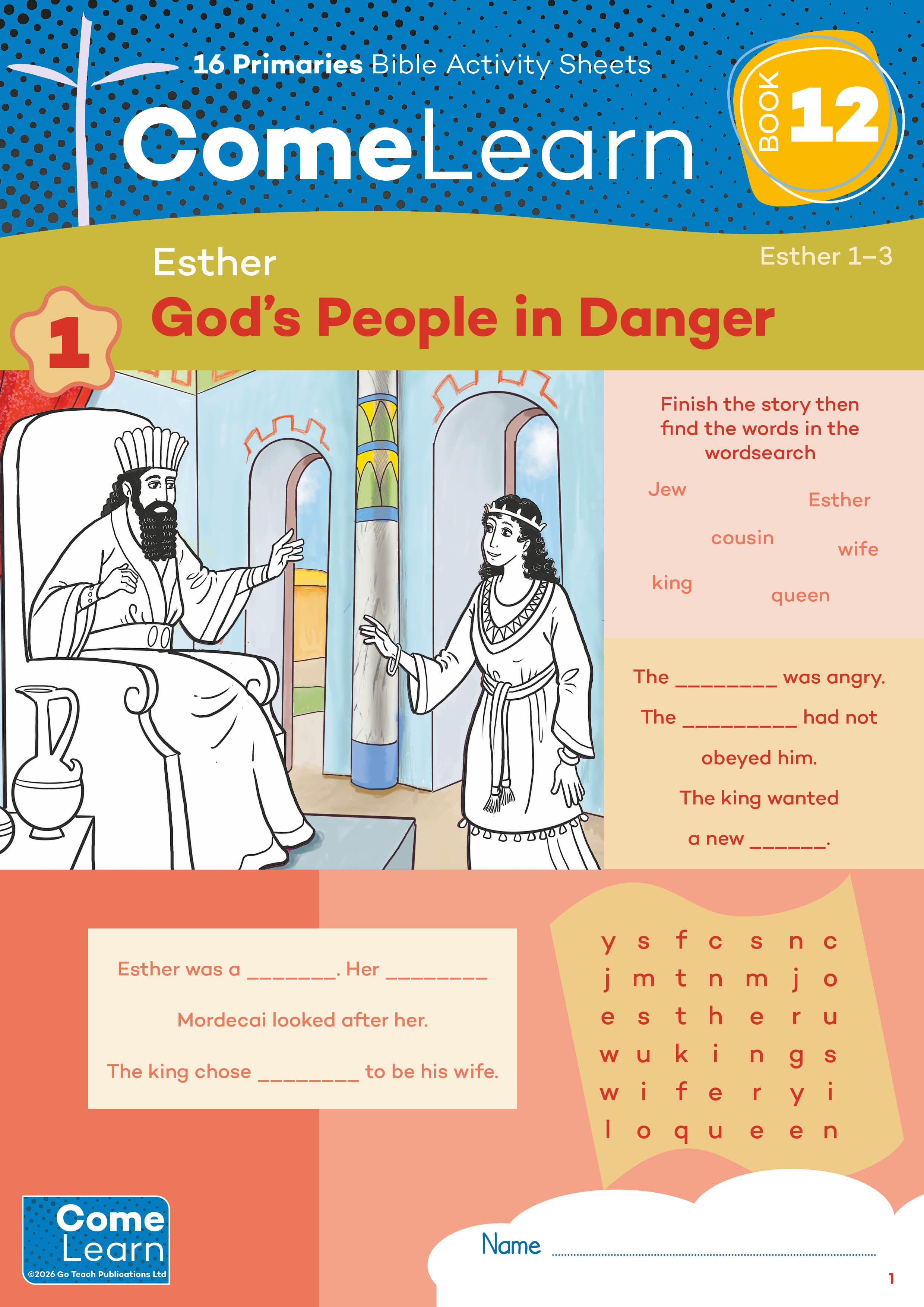 Book 12 - Primaries - Activity Sheets