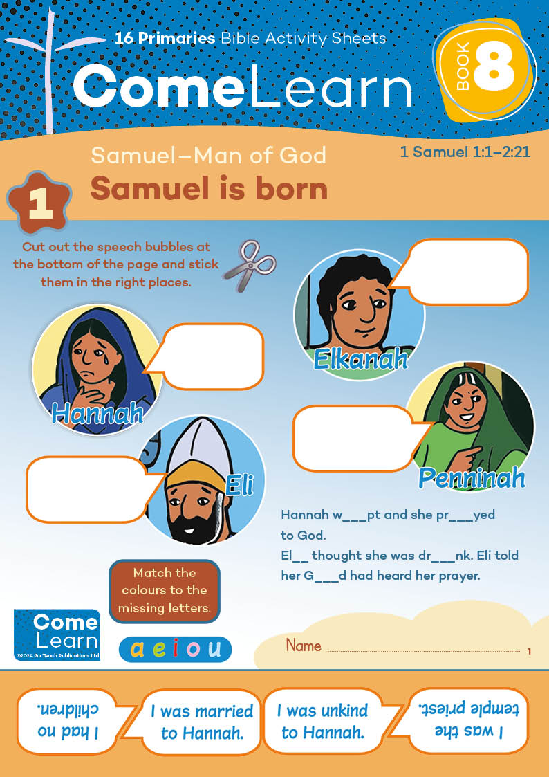 Book 8 - Primaries - Activity Sheets