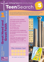 Book 5 - Young Teens - Activity Sheets