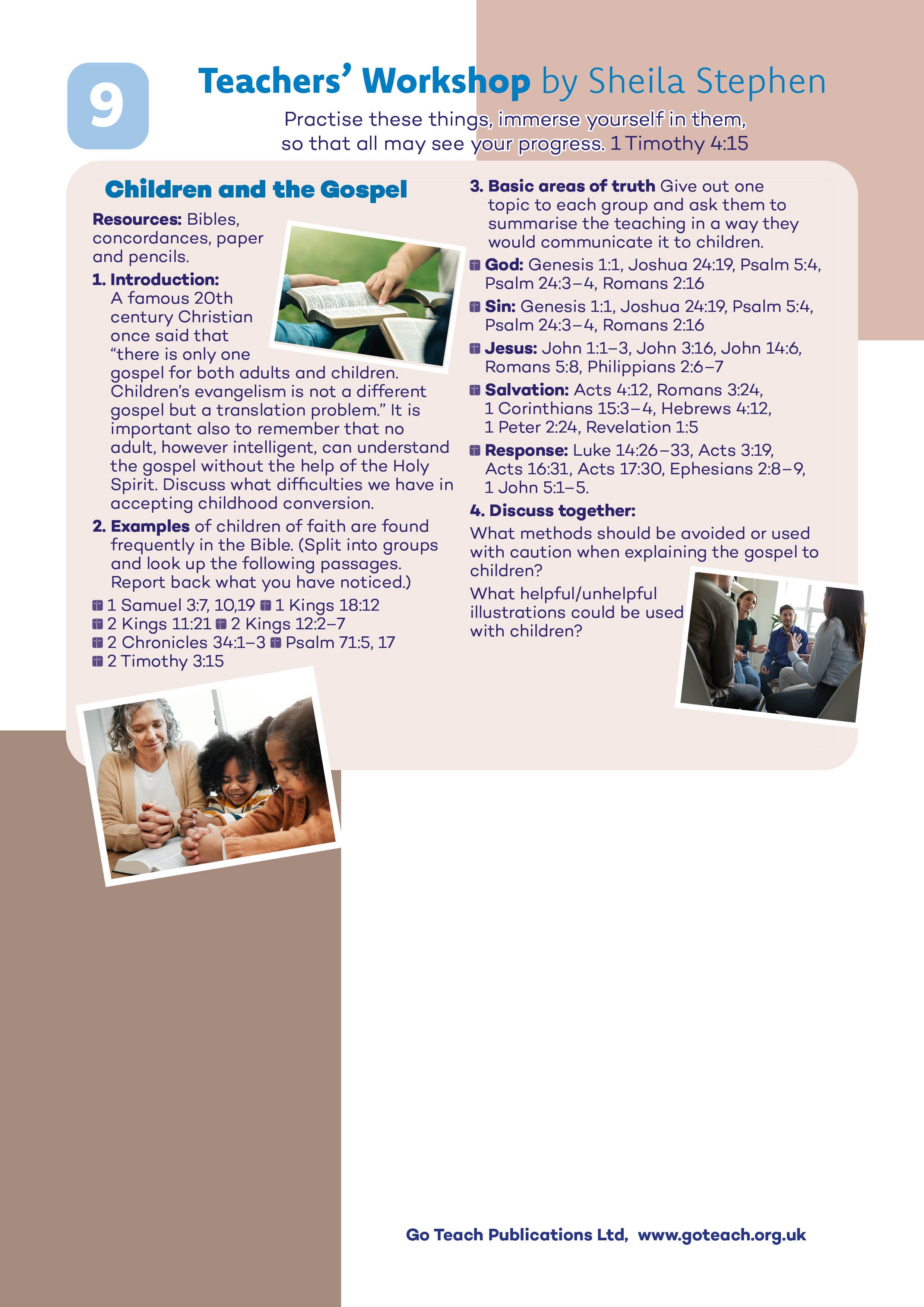 Teachers' Workshop 9