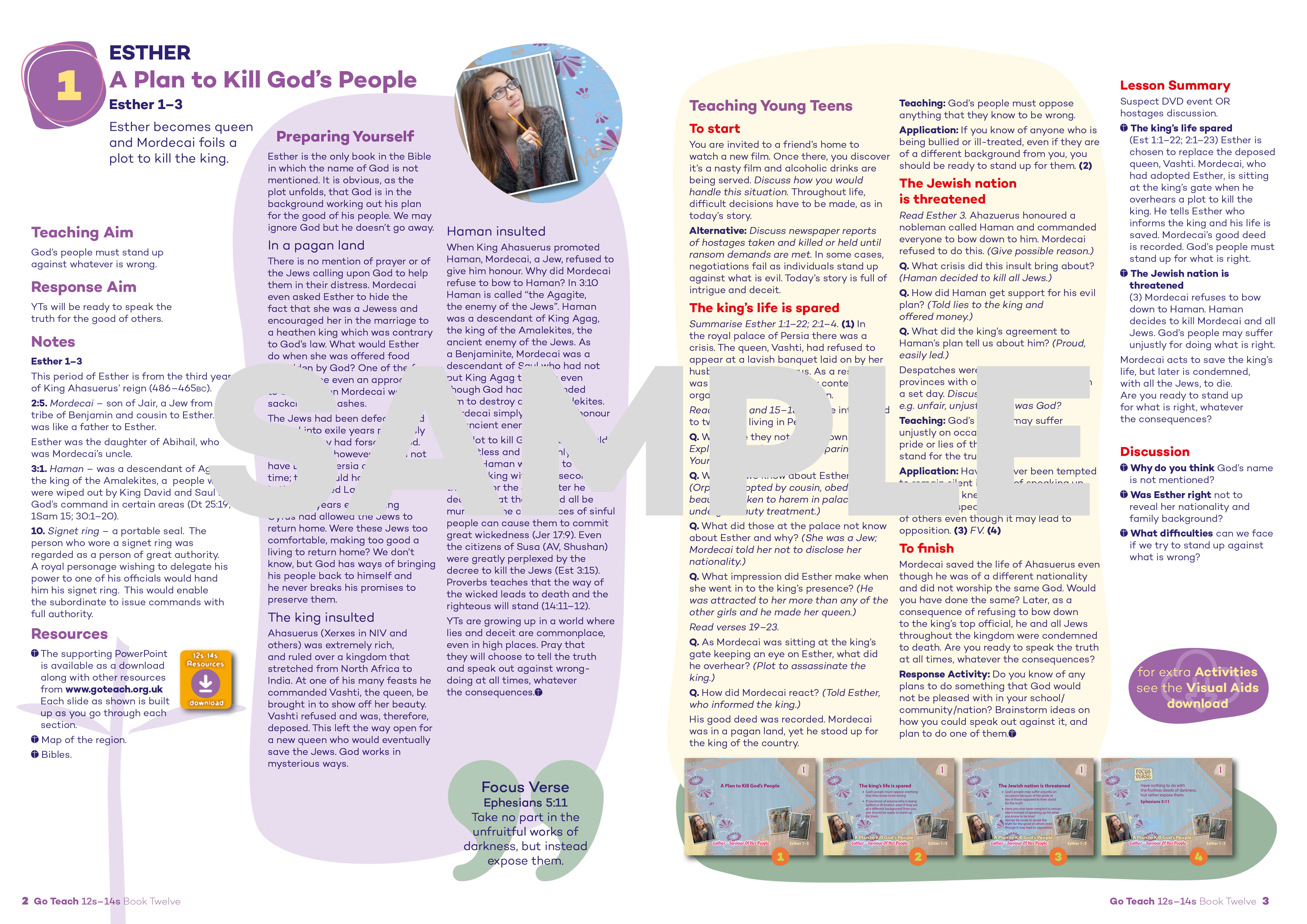 Book 12 - Young Teens - Teacher's Guide