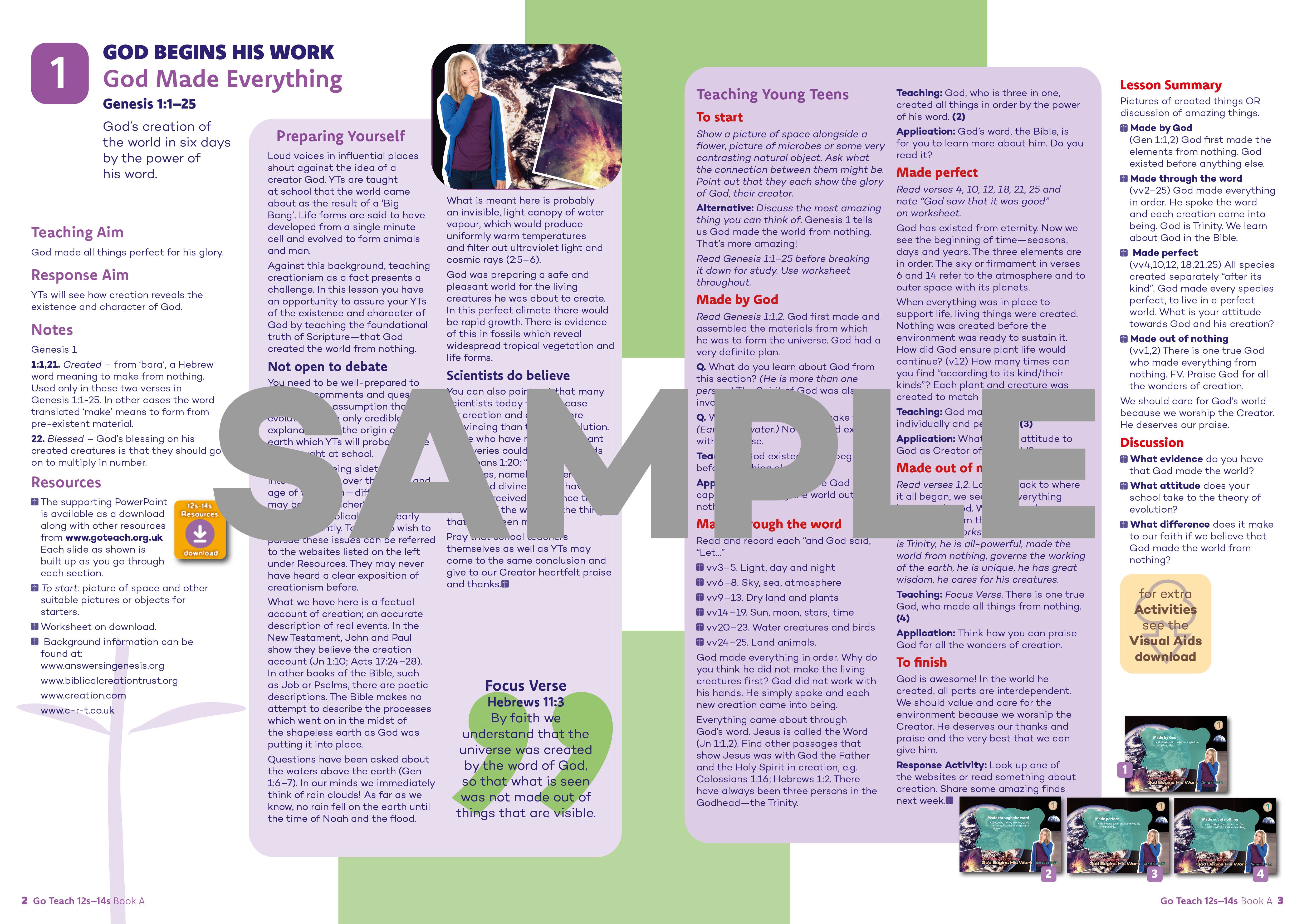 Book A - Young Teens - Teacher's Guide
